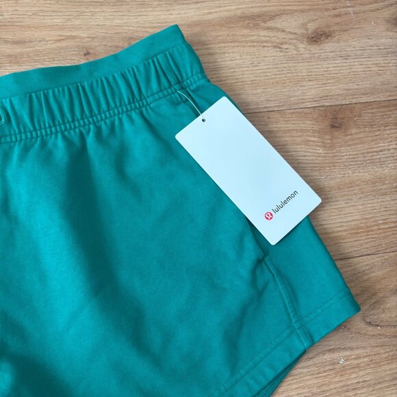 Lululemon Athletic Inner Glow High Rise Shorts 3” Cascade Green NWT Size 12 - Picture 3 of 8